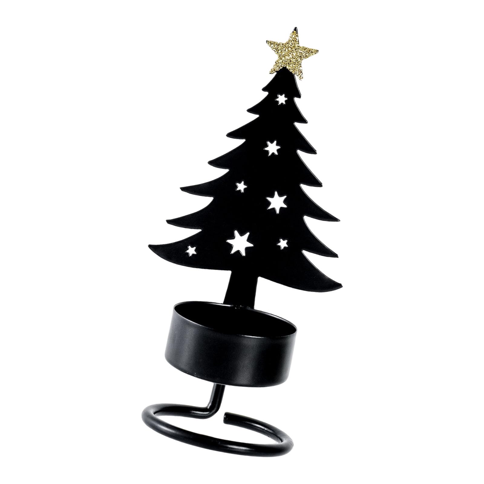 Christmas Candlestick Holders Iron Metal Candleholders Decorative Stand for Xmases Party, Home Decorations Decorative Stands
