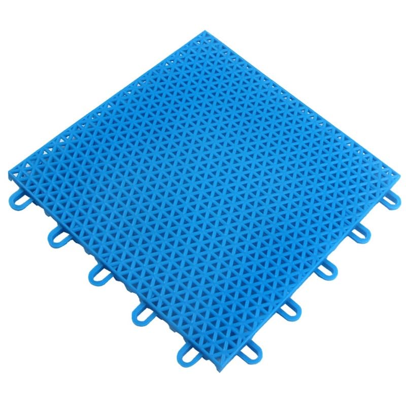 maty drenażowe do łączenia, Płytki drenażowe wielokolorowe 12x12 cali, antypoślizgowe, wielofunkcyjne(Blue,56pcs)