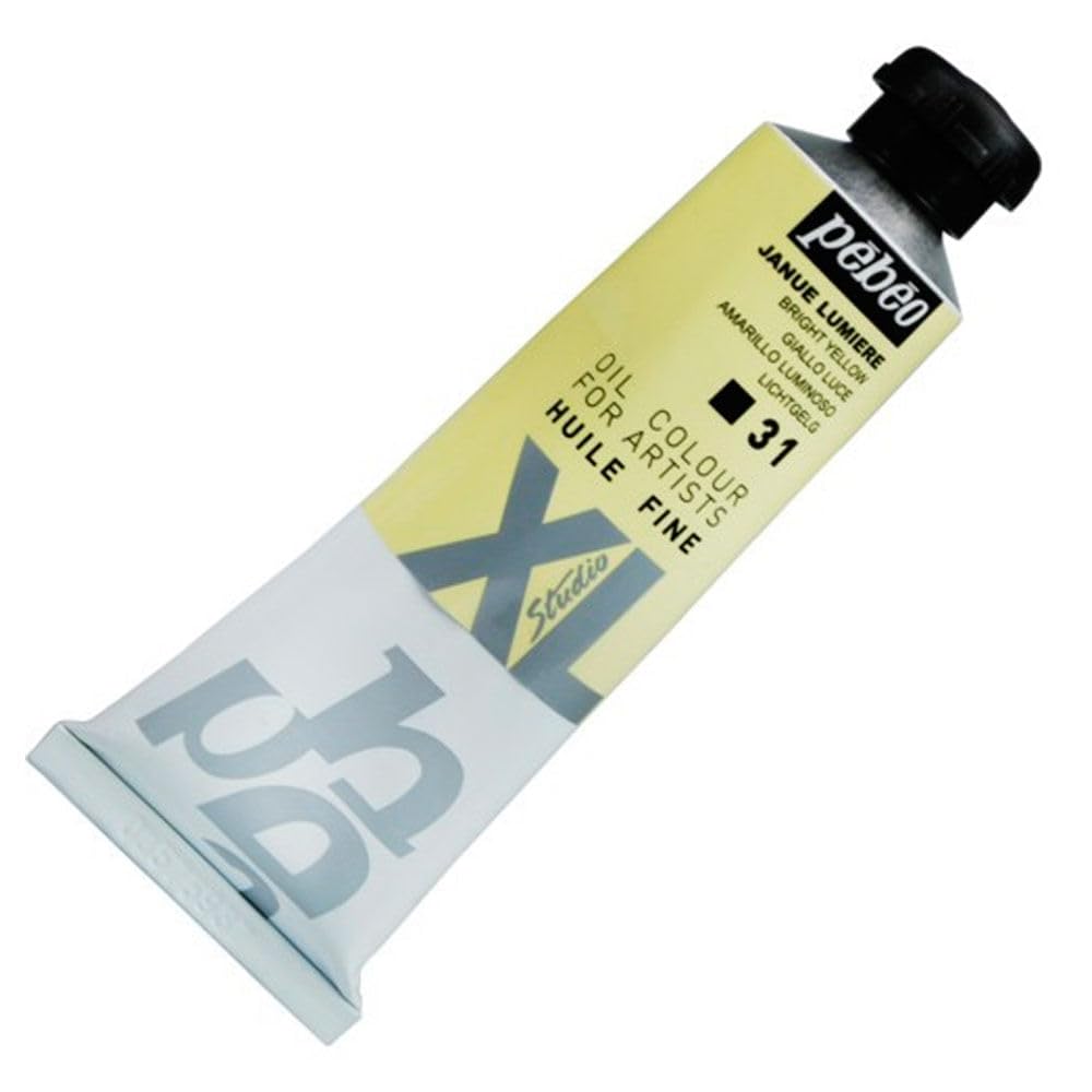 Pébéo - Fine Oil XL 37 ML - Yellow Oil Paint - Pebeo Oil Paint - Light Yellow 37 ml