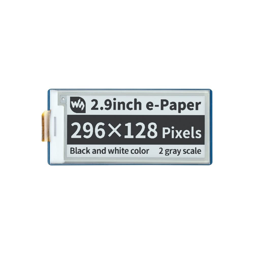 Waveshare 2.9inch E-Paper E-Ink Display Module for Raspberry Pi Pico, 296×128, Black/White, SPI-picture-19