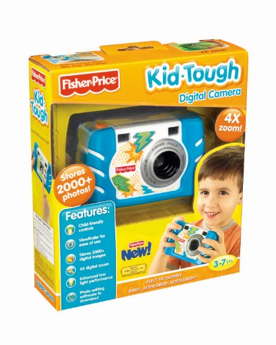 Mattel W1459 - Fisher Price Basic Digitalkamera, blau – Bild 7