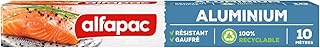 alfapac - Aluminium Gaufré 10M - Résistant - Four et Barbecue - Recyclable