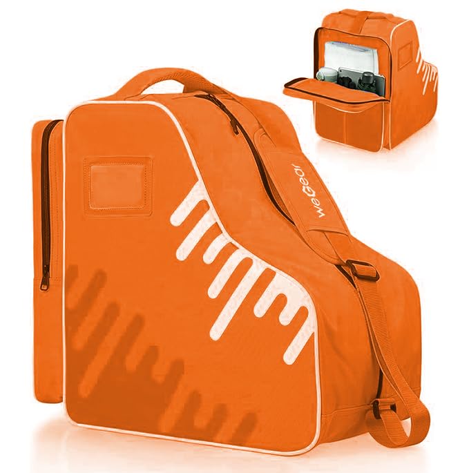 CELLGEAR Skate Bag Adults Roller Skates Bag,Large Capacity Ice Skates Carry Bag with Adjustable Shoulder Strap Nylon Inline Skate Bags for Girls Boys Women Men