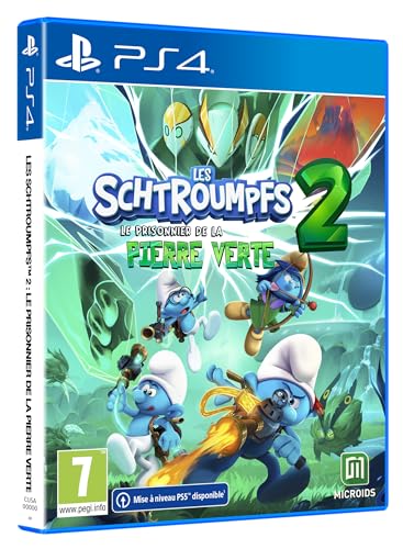 Les Schtroumpfs 2 PS4 - Jeu Le Prisonnier de la Pierre Verte