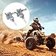 Joyzan Benzinhahn, Kraftstofftank Gas Benzinhahn Schalter Tankdeckel Ventilpumpe Gastank Kraftstoff Petcock Öltankhahn Stromerzeuger Kraftstoffschalter für Motorräder Offroad Motorrad Dirt Bike Quad