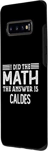 Miniatura 2 de Galaxy S10+ The Answer Is Caldes Funny Math Teacher Student Case
