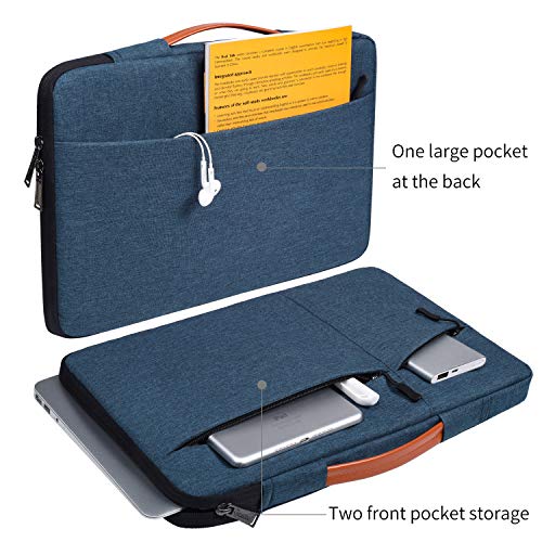 15.6 Inch Water Resistant Laptop Briefcase Bag For Hp Envy X360 15.6, Hp Pavilion 15, Lenovo Ideapad 15.6, Acer Aspire 5 Slim Laptop, Acer Chromebook 15, Msi Gl63, 15.6" Protective Notebook Bag #TOP2