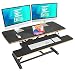 EleTab Standing Desk Converter Sit to Stand up Desk Riser Ultra Slim Desktop Elevating Workstation 29 inches (Black)