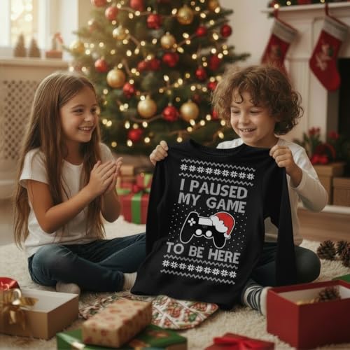 Tstars Gamer Retro Ugly Christmas Sweater Xmas Party Youth Kids Sweatshirt | Soft Fleece Gamer Sweatshirt; Great For Christmas, Ugly Sweater Party, Gamer Kids, Boys Girls Xmas Gift 4 Tstars Gamer Retro Ugly Christmas Sweater Xmas Party Youth Kids Sweatshirt | Soft Fleece Gamer Sweatshirt; Great For Christmas, Ugly Sweater Party, Gamer Kids, Boys Girls Xmas Gift - Image 5