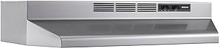 Broan-NuTone 4130SF Fingerprint Resistant Ductless Under-Cabinet Range Hood, 30-Inch, Stainless Finish with Print Guard