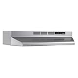 Broan-NuTone 4130SF Fingerprint Resistant Ductless Under-Cabinet Range Hood, 30-Inch, Stainless Finish with Print Guard