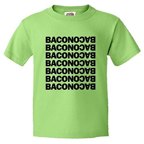 PleaseMeTees Youth Bacon Bacon Bacon HQ Tee-Kiwi-S