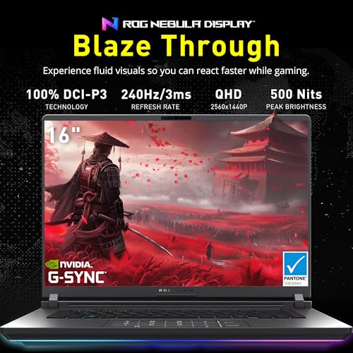 Image of ASUS ROG Strix G16 16 inch 2.5K 240Hz Gaming Laptop, Intel Ultra 9 275HX, GeForce RTX 5070 Ti 12GB GDDR7, 32GB DDR5, 3TB Storage (2TB SSD+1TB Docking Station Set), Backlit Keyboard, Wi-Fi 7, Win 11, Gray