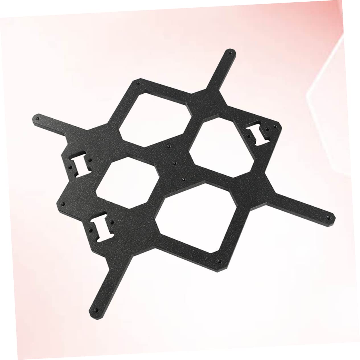 1satz Drucker Zubehörset Für Prusa Y-achse Heizbett Unterstützungsplatte Lmuu Klammer Kit Schwarz Leicht Glatt Und Anodisiert Für Optimale Benutzererfahrung