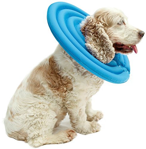 UsefulThingy Dog Recovery Collar - Soft Comfy Cone E-Collar Anti-Bite/Lick - for Cats Too, Quicker Healing After Surgery - 5 Sizes, 2 Colors
