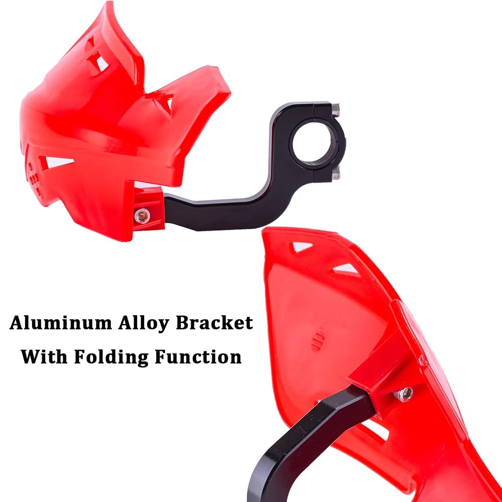 Paramani Moto per Husqvarna Fe 450 2016-2025, Antishock Antivento Impermeabile Durevole Motocicletta Paramani Flusso d'Aria Scudo,B
