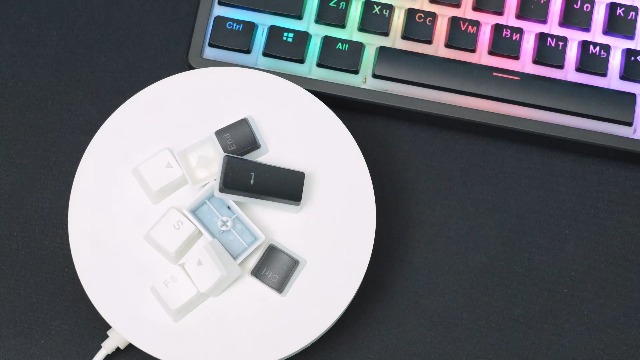IOAOI PBT-Tastenkappen-Set – 106 Tasten, Glänzend, OEM-Profil, Für Mechanische Tastaturen