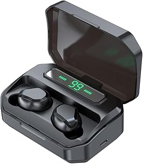 MUSISALY 1Pc Fone De Ouvido Fones De Ouvido LED Fones De Ouvido Com Cancelamento De Ruído Fones De Ouvido Com Cancelamento De Ruído Fone De Ouvido Sem Fio Mini Fone De Ouvido Preto