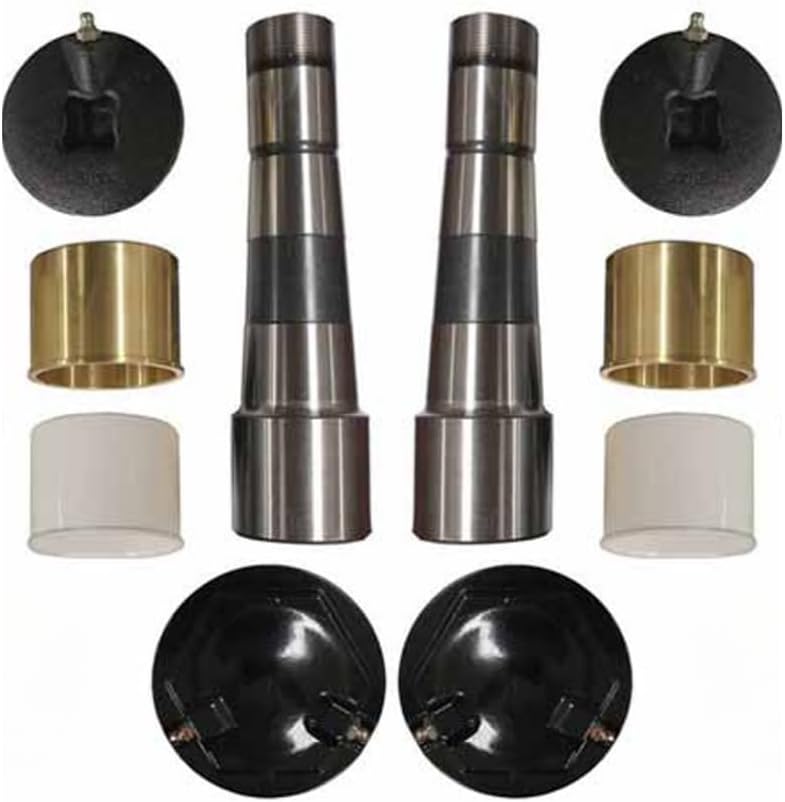 King Pin Kit – Heavy-Duty Steering Repair Set with Bushing & Bearing Compatible with Volvo, Mack Replaces K536M, 85108338, 201338S, 301SQ53