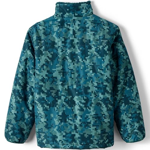 Lands' End Boys Reversible Fleece Puffer Jacket3