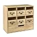 Ikee Design Wooden Desktop Drawers & Craft Supplies Storage Cabinet Apothecary Cabinet