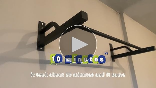 プルアップバー pull up bar プルアップバー Pull Up Bar 120cm 壁に取り付けられた