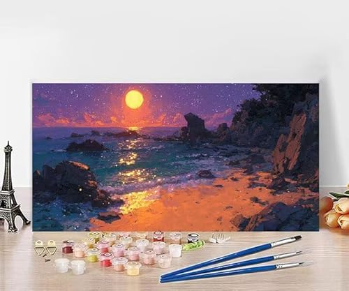 yCgoCio[ r[` io[yCg  lp SҌ h hG Paint By Numbers nhChNtgA[g DIY G Zbg ܂ CeA AN ʊG̋ Ƃ̕ǂ̑ ւ̑蕨 t[