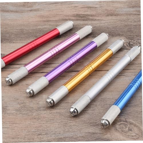 Lápiz de cejas manual KICHOUSE de doble punta, ideal para estudios de maquillaje y tatuaje 5