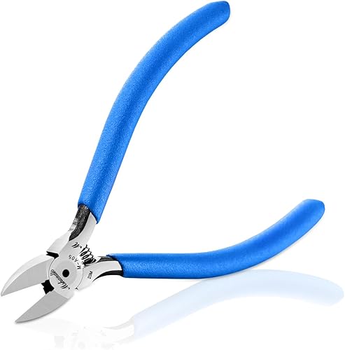 Cortadores de alambre, cortadores de 5 pulgadas para componentes electrónicos, cortadores laterales CR-V para manualidades, cortadores diagonales