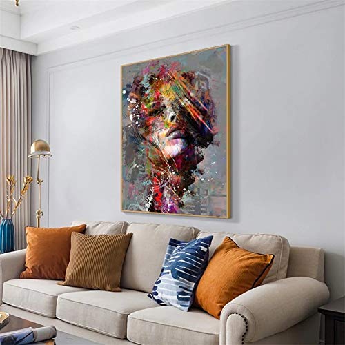 Diamant Painting Bilder Voll Große Größe Abstrakte Frauen,DIY 5D Diamond Painting Kit dot Strass Mosaik Stickerei Kreuzstich Wohn Schlafzimmer Wanddekor Malerei Gifts Round Drill,70x90cm(28x36in) Cover