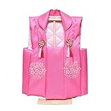 【被布】祝着：ピンク色桜花柄被布スタンド付【御祝着】