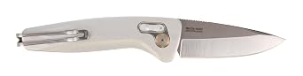 Sog One Zero Au / 3.1 Drop Point Blade/box/silver + Chrome