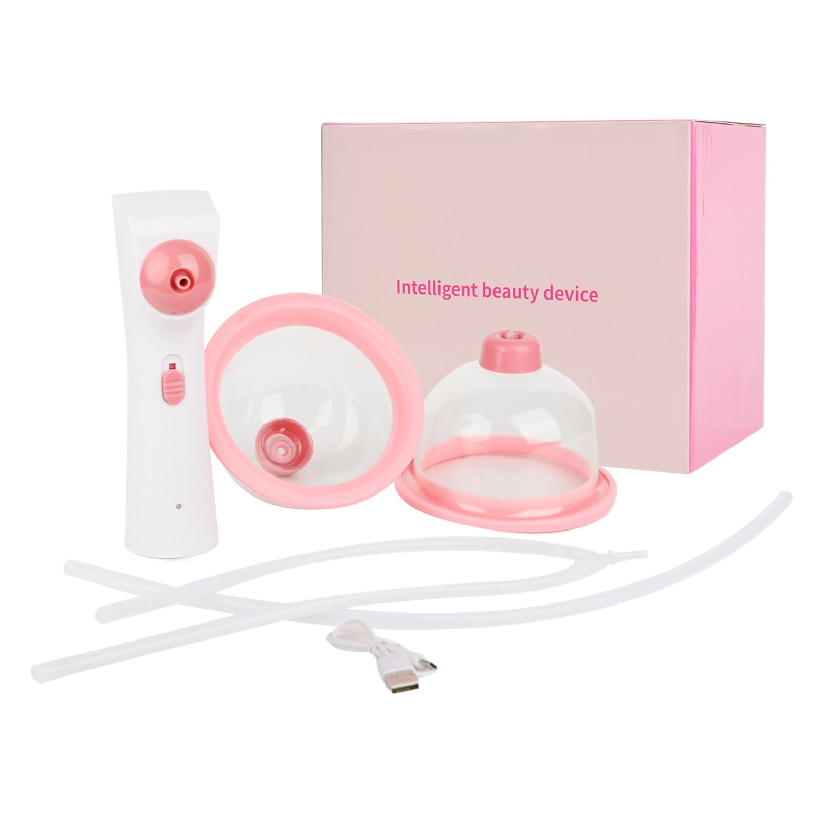 Massage Poitrine Électrique,Appareil Rechargeable d'Augmentation Mammaire - Appareil de Fermeté Poitrine à Ventouses Électriques pour Femme Fille Amie Épouse Partenaire