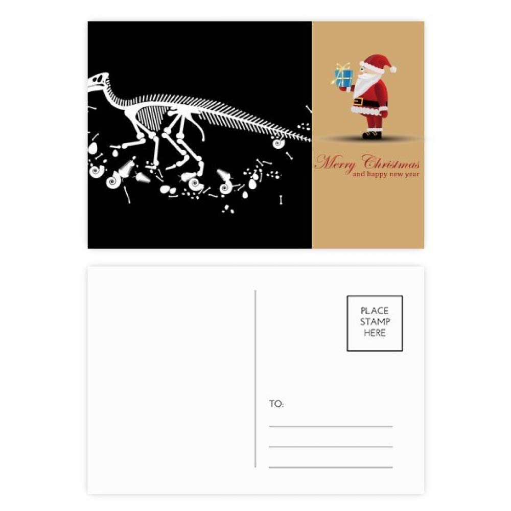Cartes postales os de dinosaure noir rigides de qualité supérieure - 4
