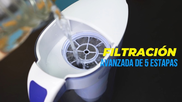 ZeroWater Jarra Filtradora 1,7 L Con Medidor TDS: Elimina 99,6% De Sólidos, Plomo Y Metales (Libre De BPA)