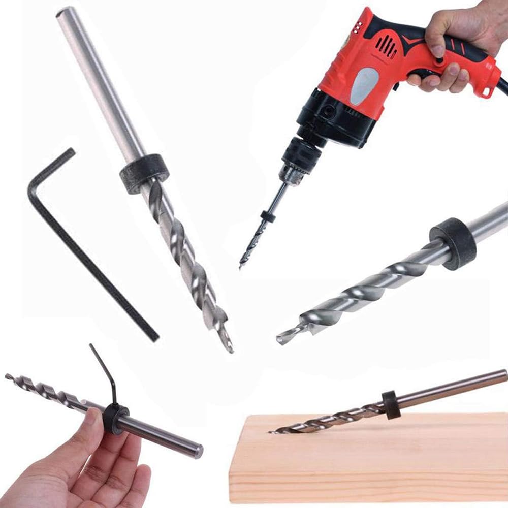 Punta Per Trapano HSS Twist Da 9,5 Mm, Rivestita In Titanio Con Collar Di Arresto Profondo - Foto 13