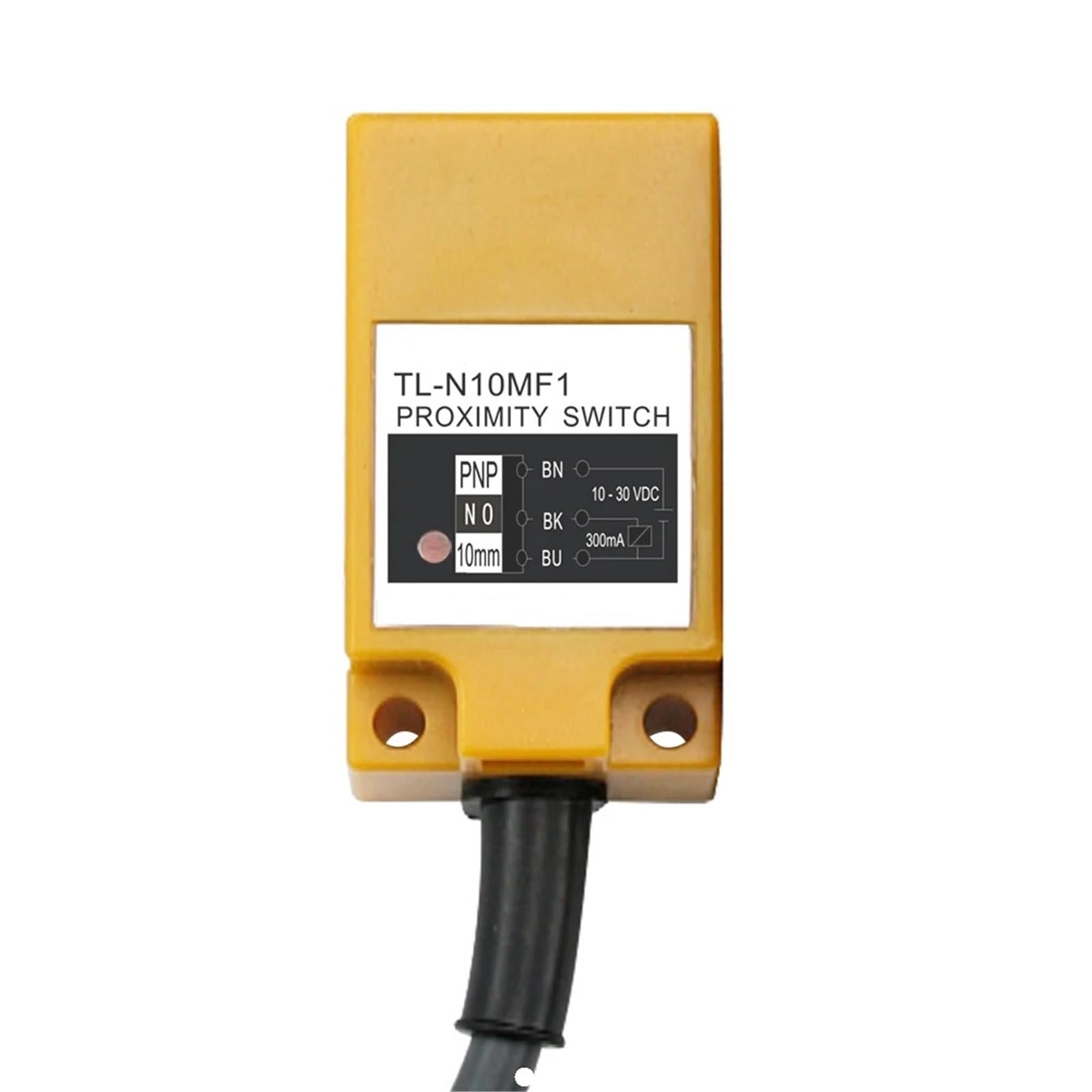 Sensor de proximidad inductivo con interruptor cuadrado de detección de metales sensible a distancia de 20 mm TL-N20M(TL-N10,NPN NO)