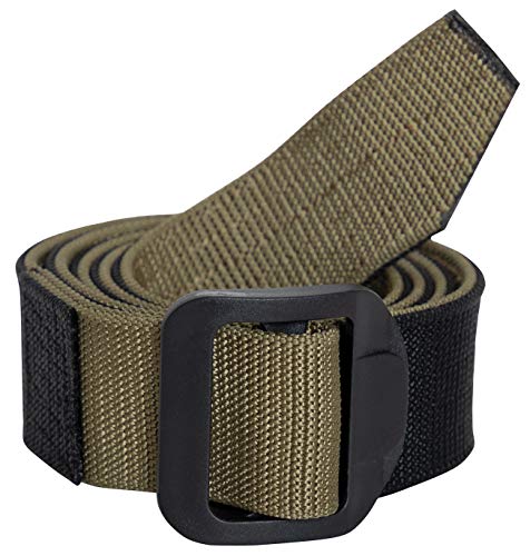 Rothco Reversible Airport Friendly Riggers Belt - Black/Coyote2