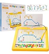 Hapitoys Magnetic Drawing Doodle Board for Kids - Large Magnetic Board Drawing Pad for Kids and T...