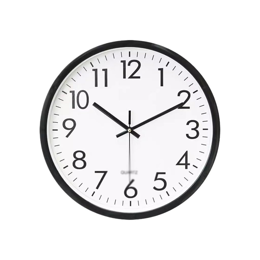 EINES Clock Wall Clock Living Room Silent Quartz Clock Wall Clock Home Modern Clock(A)