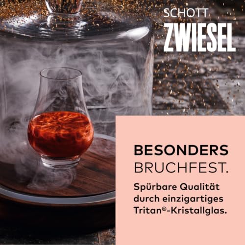 Foto von SCHOTT ZWIESEL Whisky Nosing Tumbler Bar Special (4er-Set), spezielle Nosing Gläser für Whisky, spülmaschinenfeste Tritan-Kristallgläser, Made in Germany (Art.-Nr. 130000)
