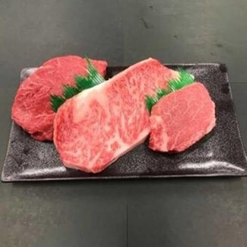 [熊野牛]ステーキバラエティセットミニ (粉山椒付) [SW42]