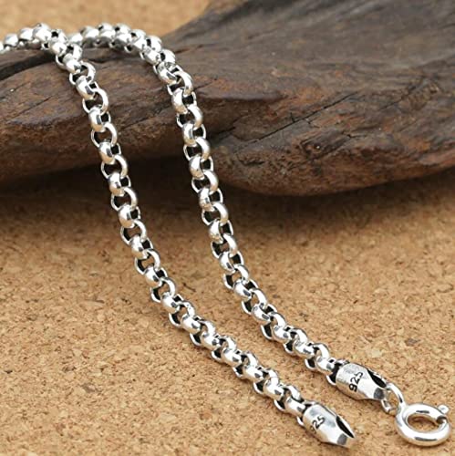 Halskette Schmuck Ketten Frauen Herren Necklace Jewelry Reines Silber 3Mm...