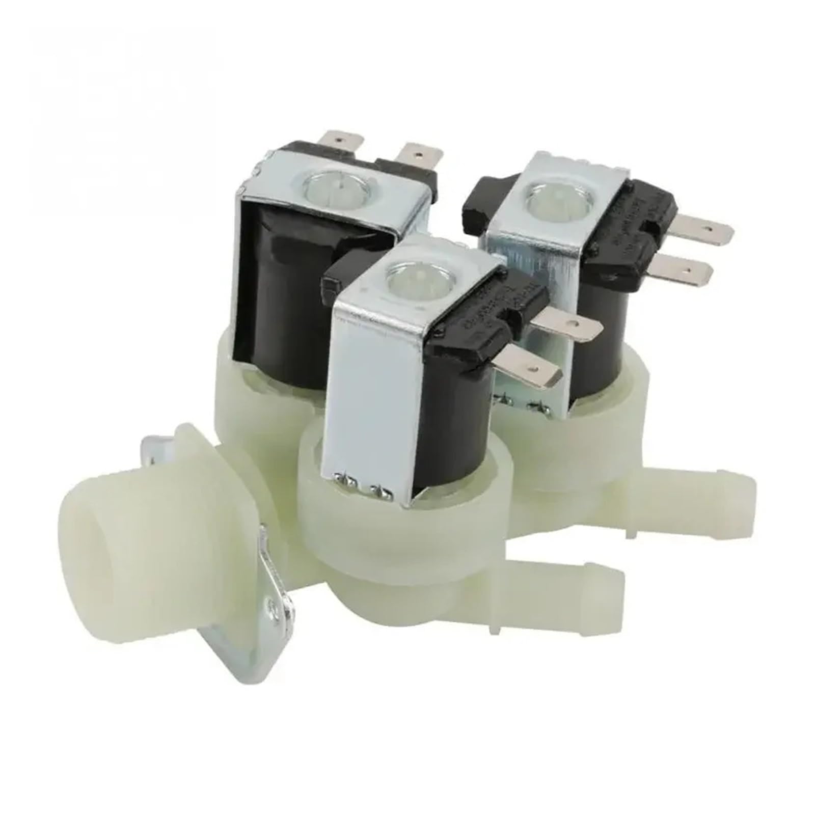 ZXTIIEUF AC 220V G3/4Inch Solenoid 1 In 3 Out Electromagnetic Check Normally Closed Electrical Water Inlet Solenoid Swicth(220 Volt)