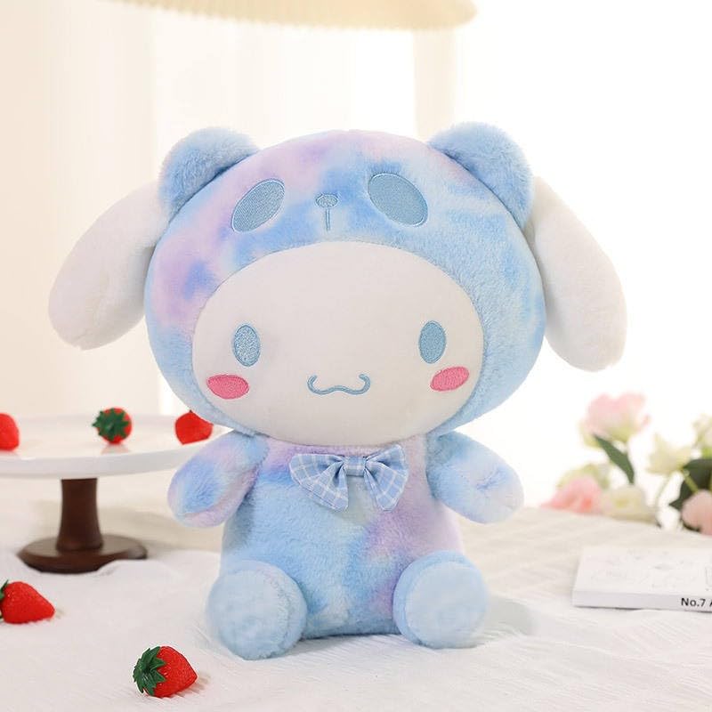 Image of kKurromi Melody Plush Toy 30 cm Stuffed Doll Soft Toys for Kids Girls and Boys Anime Girl Plush Dolls Ideal Gift for Girls and Boys (Blue and White) (Blue and White)
