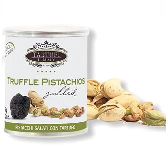 Tartufi Jimmy Truffle Powdered Pistachios Nuts | Aromatic, Oven Baked Pistachios | Crunchy, Healthy Snack, Fresh, Distinctive Taste, Nutty Fragrance, Seasoned | (Pack of 3) 1.2 oz / 36 gr each