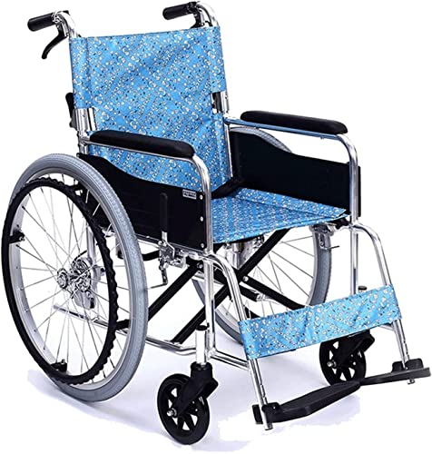 Silla de ruedas plegable de aleación de aluminio, portátil, para ancianos, discapacitados, viajes, playa
