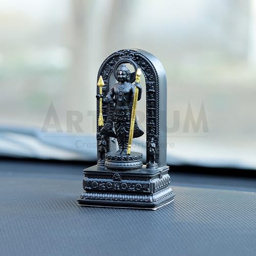 Image of Artarium Shri RamJi Murti Ayodhya Ram Lalla Statue Ram Lalla Idol for Car Dashboard Home Decor Living Room Showpiece