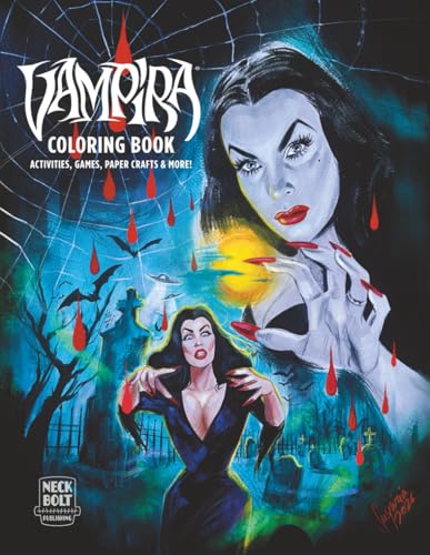 Official Vampira Coloring & Activity Book: “The Original 1950s Glamour Ghoul”