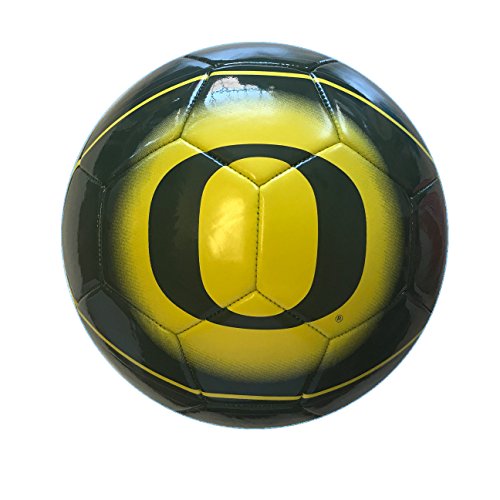 Icon Sports Fan Shop Officially Licensed Soccer Ball NCAA Oregon Ducks, Team Color, Size 5